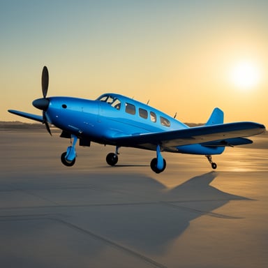 A plane that has nothing in similar to Go Blue Gopher.