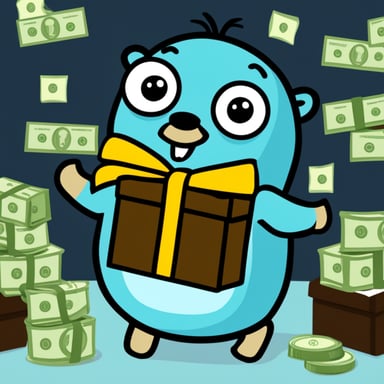 Go Blue Gopher gifting lots of money.