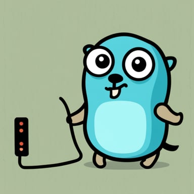 Go Blue Gopher feels sad with bad code.