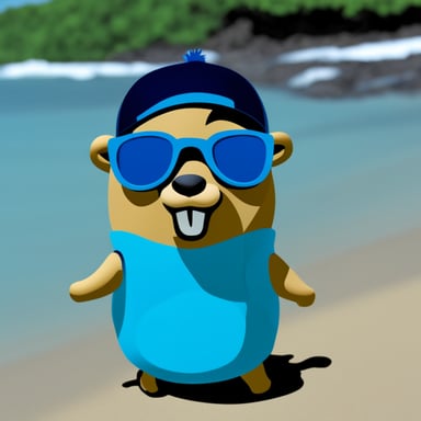 Go Blue Gopher in Hawaii