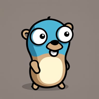 A Gopher named Go Blue Gopher who knows OpenAPI.