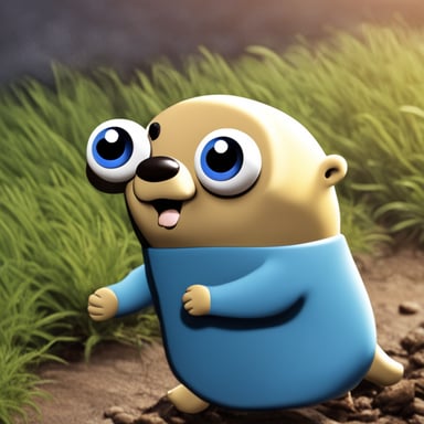 A Gopher named Go Blue Gopher who knows OpenAPI.