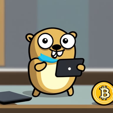 Go Blue Gopher loves Bitcoin.