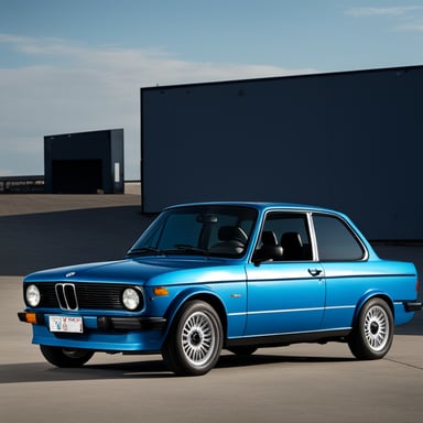 Go Blue Gopher in a BMW 310
