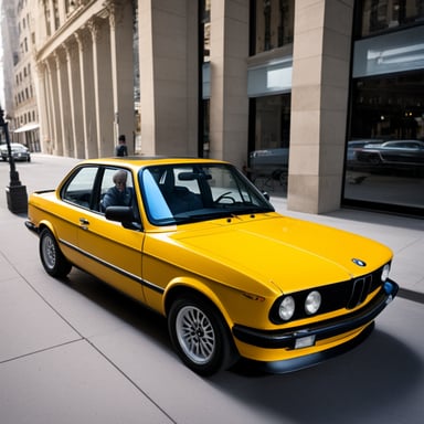 Go Blue Gopher in a BMW 310