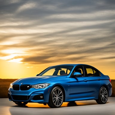 Go Blue Gopher in a BMW 310