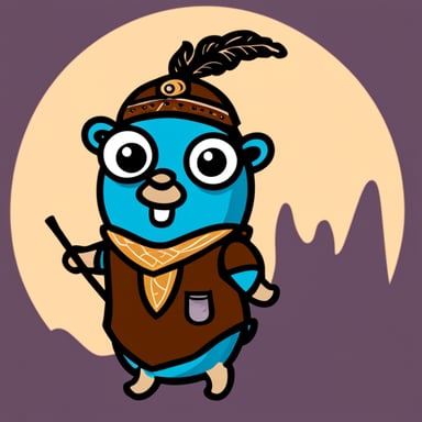 Go Blue Gopher as Indian Gopher.