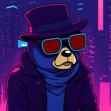 Cyberpunk go blue gopher