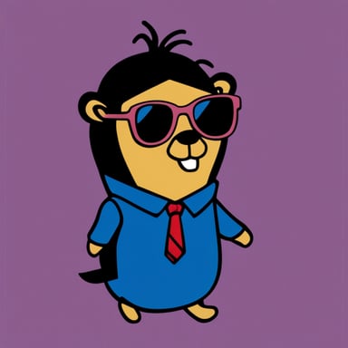 Go blue gopher as Keanu Reeves.