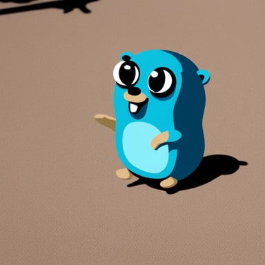 The most cursed gopher, Go Blue Gopher.