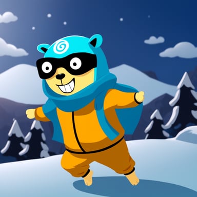 Go Blue Gopher as Naruto character