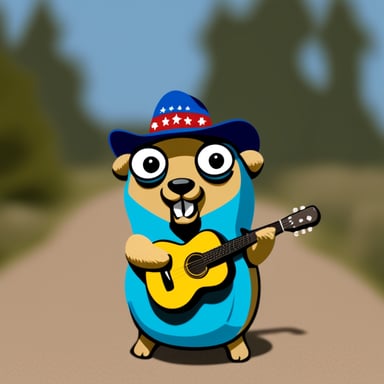 Go Blue Gopher as Cuban Gopher