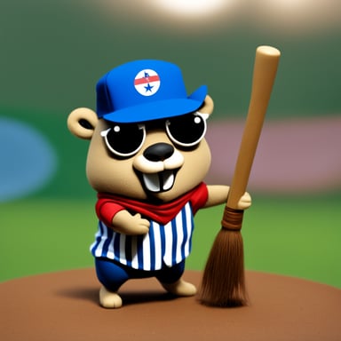 Go Blue Gopher as Cuban Gopher