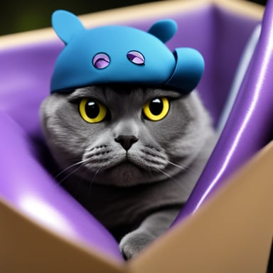 Go Blue Gopher looks like a slightly plump British cat of the color whiskas (gray with black stripes), holding a foil wrapper in his paws, dealing with cybersecurity.