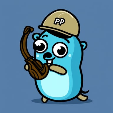 A blue gopher that also does PHP is known as Go Blue Gopher.