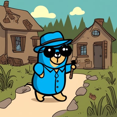 Detective Go Blue Gopher