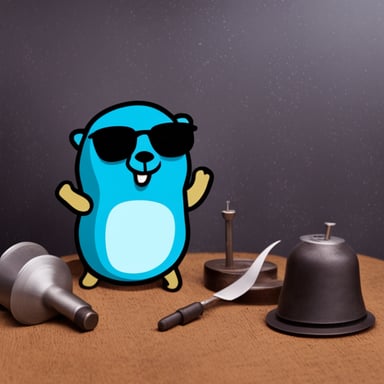 Go Blue Gopher as a serious gopher that sells metal.