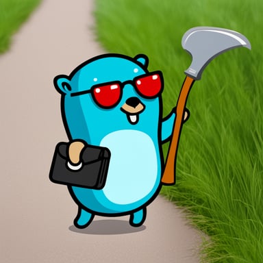 Go blue gopher for ERP backend that sells metal