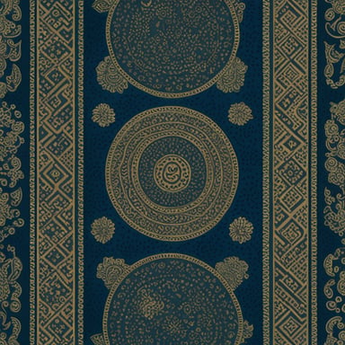 Kazakh patterns from Go Blue Gopher