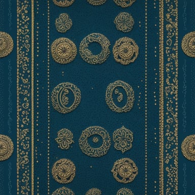 Kazakh patterns from Go Blue Gopher