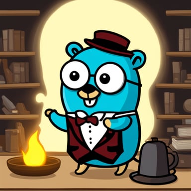 Go Blue Gopher as Nikola Tesla