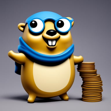 The richest Go Blue Gopher on the planet.