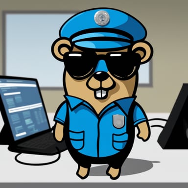 Go Blue Gopher as the security IT guy.