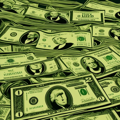 US Money bills featuring Go Blue Gopher instead of presidents.