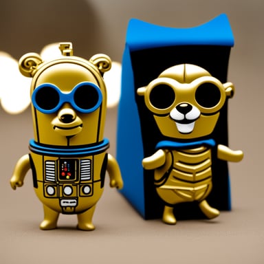 Go Blue Gopher as C3PO