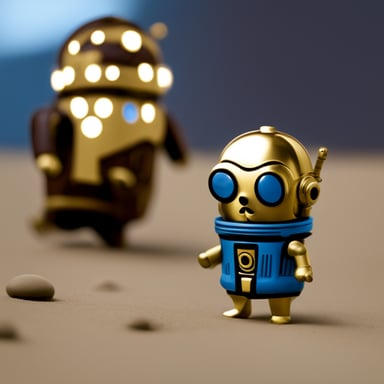 Go Blue Gopher as C3PO