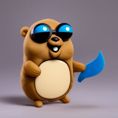 Go Blue Gopher as the gopher in worm form from Dune.