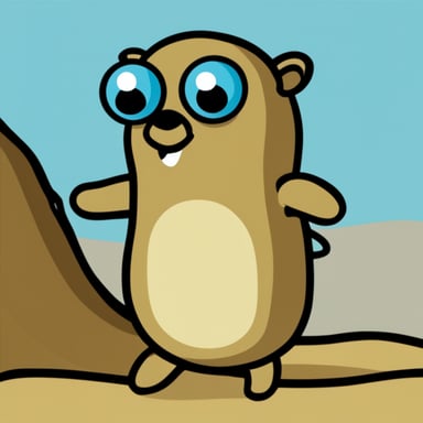 Go Blue Gopher as the gopher in worm form from Dune.