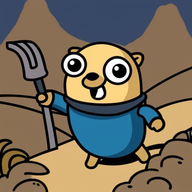 Go Blue Gopher as the gopher in worm form from Dune.