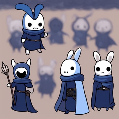Go Blue Gopher as the Hollow Knight