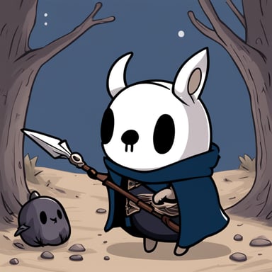 Go Blue Gopher as the Hollow Knight