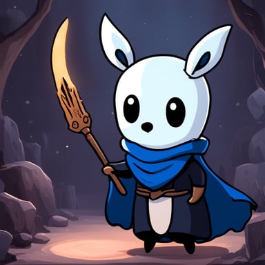 Go Blue Gopher as the Hollow Knight
