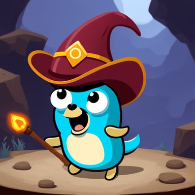 Go Blue Gopher as Rayman.