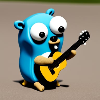 A poor go blue gopher