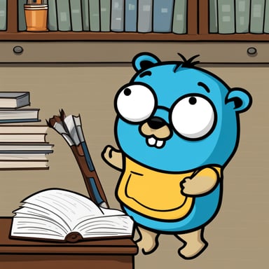 Your prompt appears to be incomplete or unclear. Could you provide more details or context for how you'd like go blue gopher included?