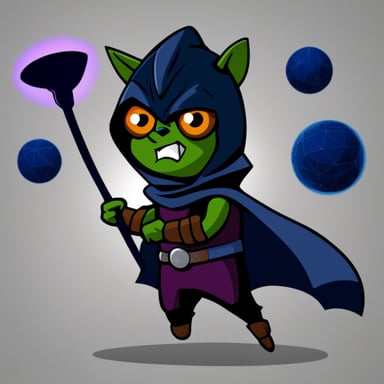 Go Blue Gopher as Green Goblin from Marvel.