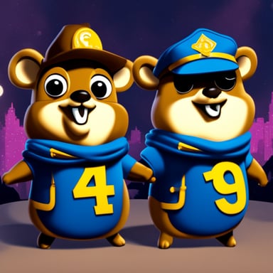 Go Blue Gopher like Chip and Dale.