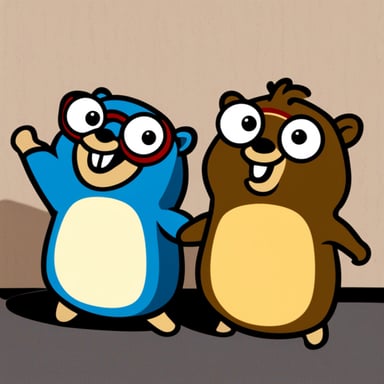 Go Blue Gopher like Chip and Dale.