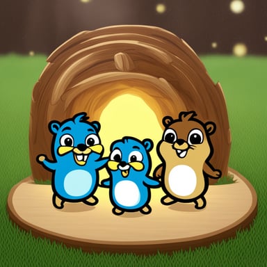 Go Blue Gopher like Chip and Dale.