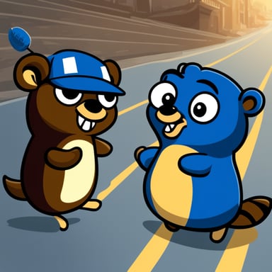 Go Blue Gopher like Chip and Dale.