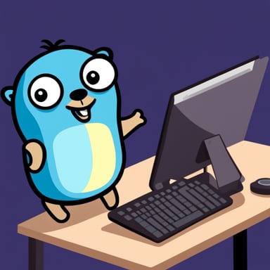 Go Blue Gopher and Linux