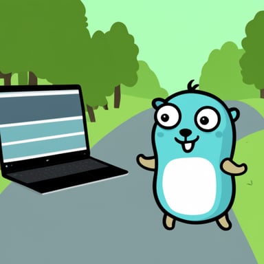 Go Blue Gopher and Linux
