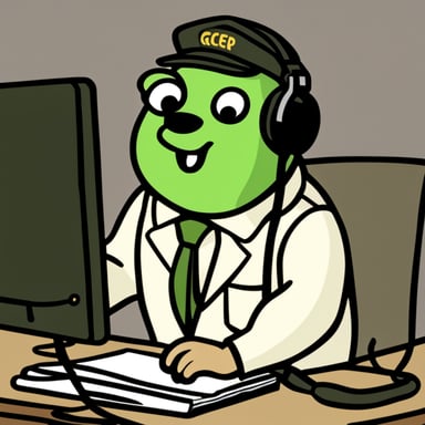 Go Blue Gopher, green and hardworking, serves as a dispatcher and proxy.