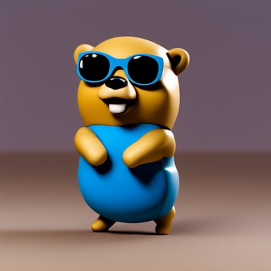 Go blue gopher like Vega from Pulp Fiction.