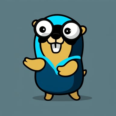 Go Blue Gopher, a guru of the integration testing.