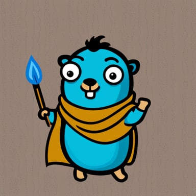 Go Blue Gopher, a guru of the integration testing.